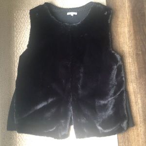 Maurice’s fur sweater vest. XL